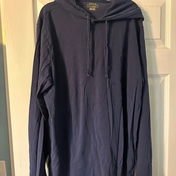 Polo by Ralph Lauren Men's Blue Hoodie Shirt - Picture 1 of 3